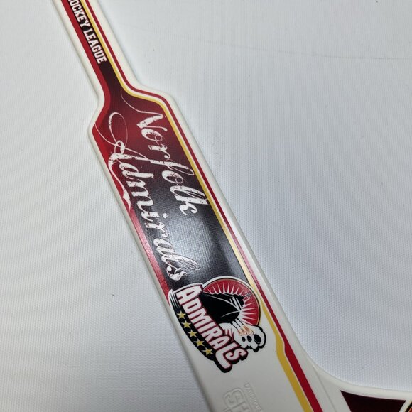 Norfolks Admirals Official AHL SHER-WOOD Mini Goalie Hockey Stick NEW - Picture 3 of 8
